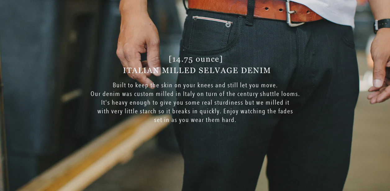 The Democratic Jean in Black Italian Selvage - Image 9
