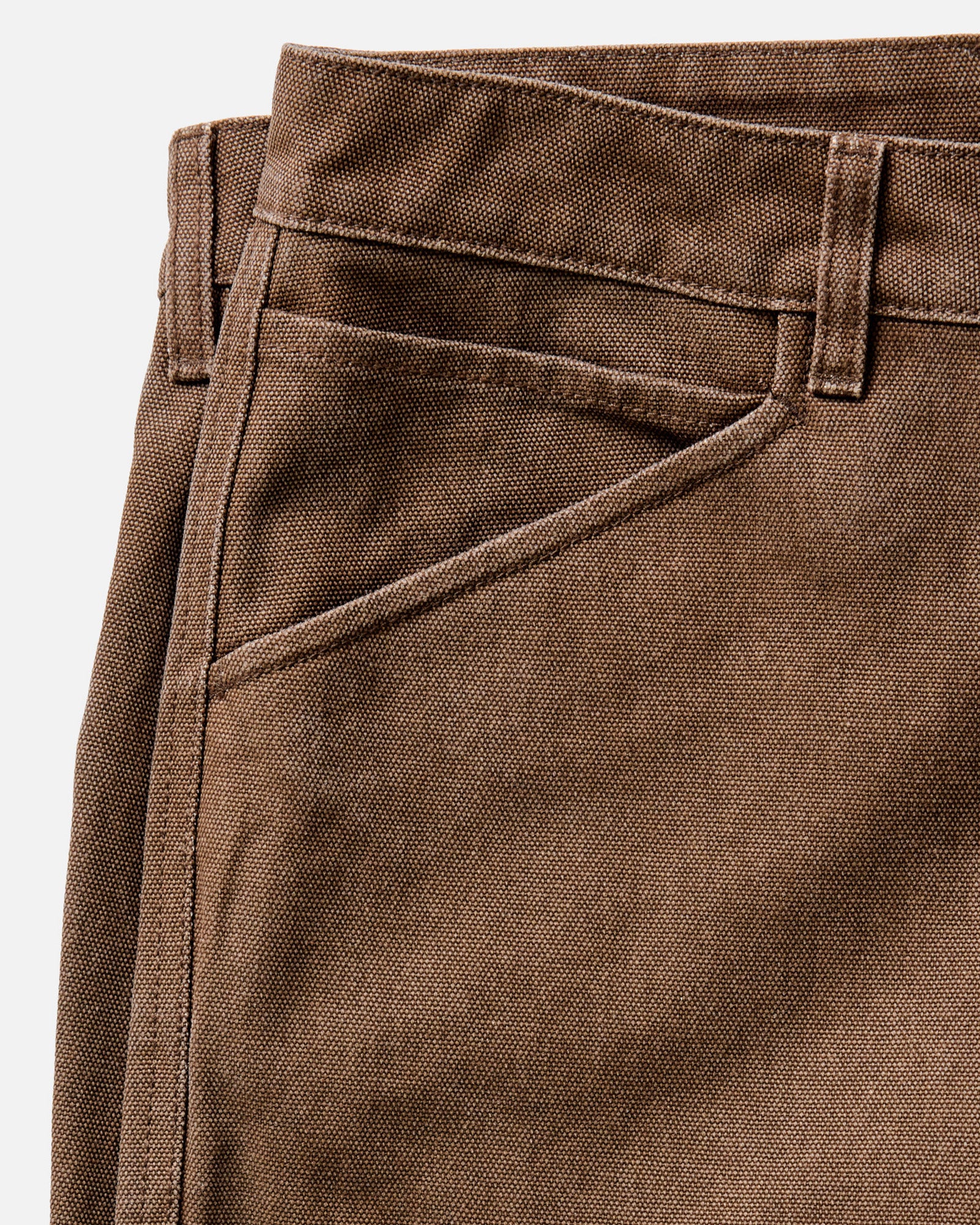 The Chore Pant in Aged Penny Chipped Canvas - Image 7