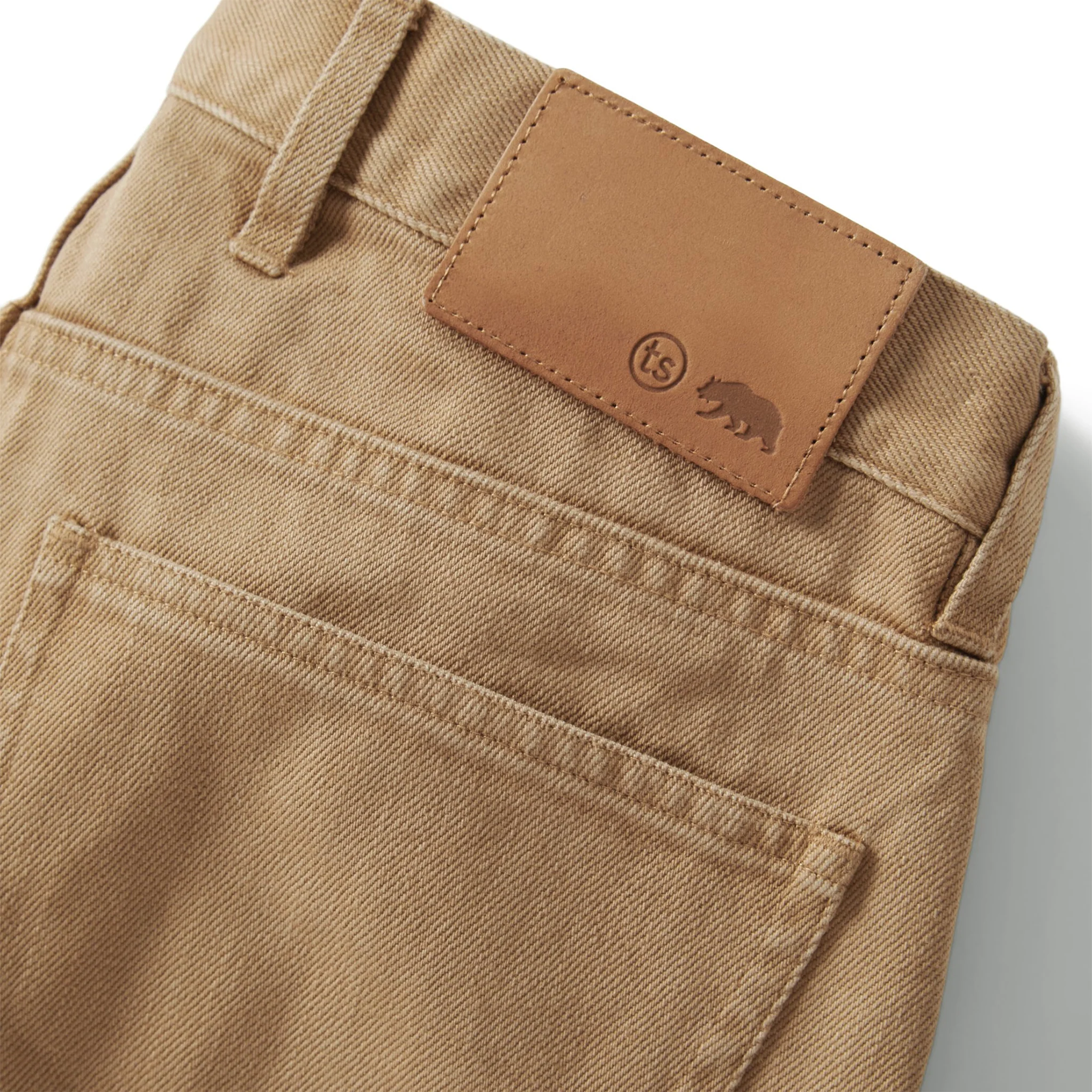 The Democratic All Day Pant in Washed Tobacco Selvage - Image 6