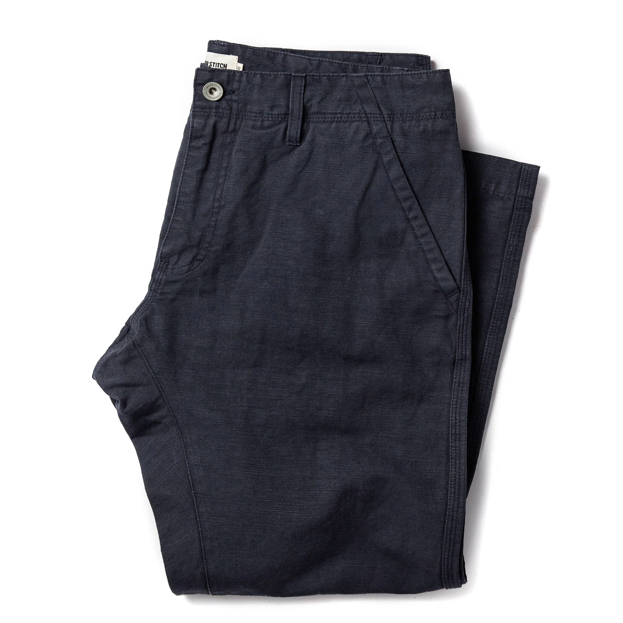 The Morse Pant in Navy Slub Linen