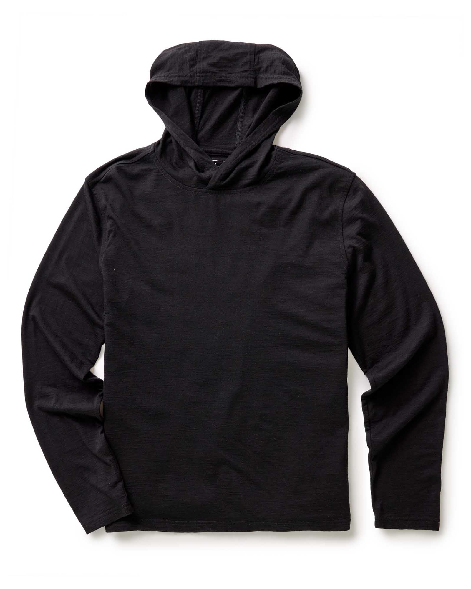 The Ridgeline Merino Hoodie in Coal