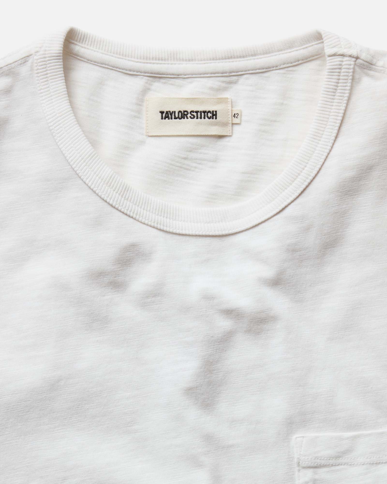The Slub Tee in White - Image 2