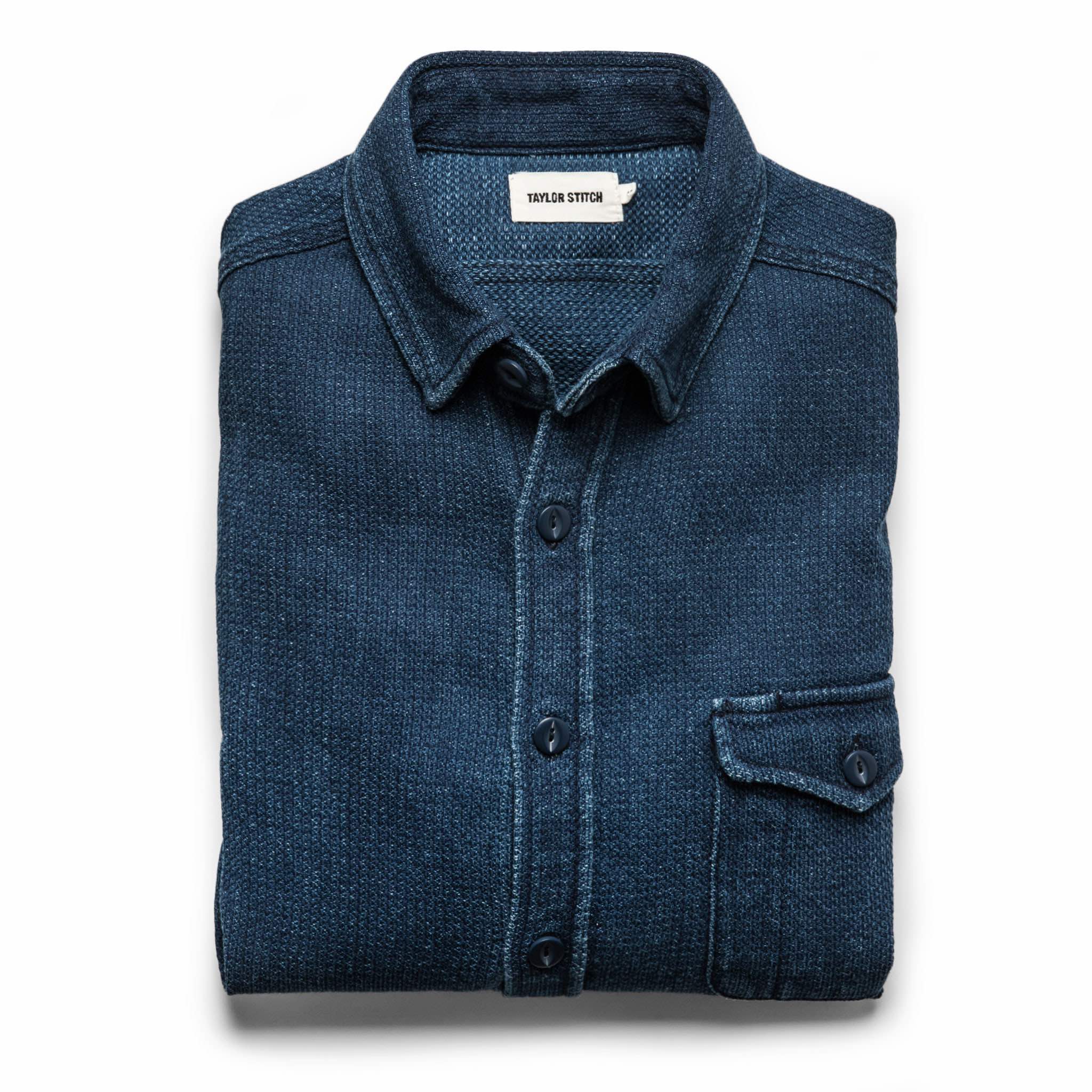 The Cash Shirt in Indigo Sashiko