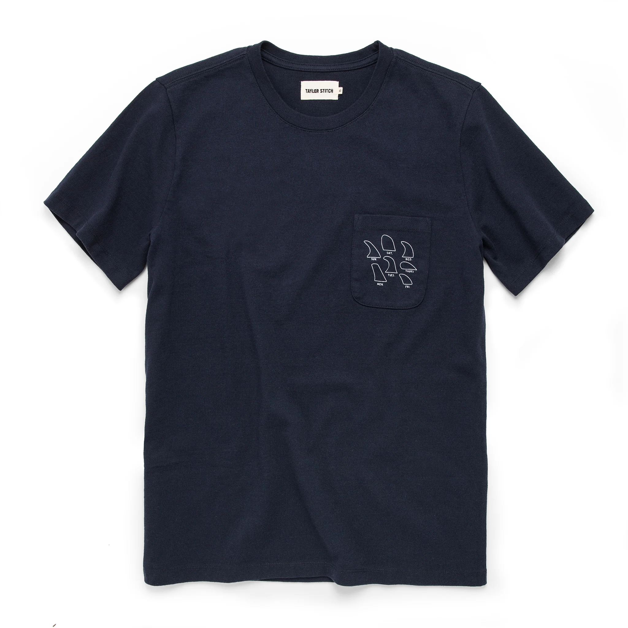 The Heavy Bag Tee in Daily Fins