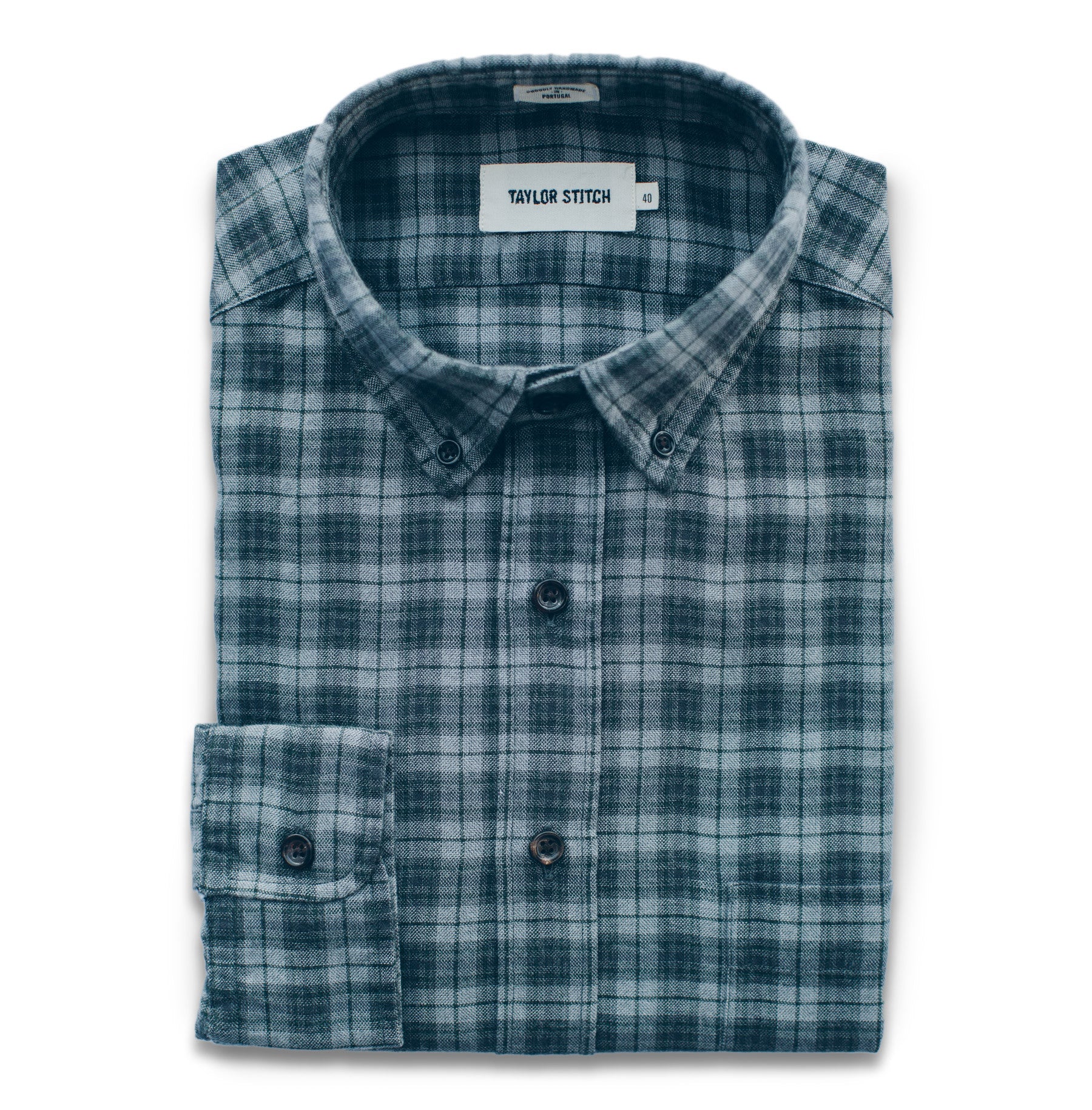 The Jack in Grey & Hunter Green Plaid
