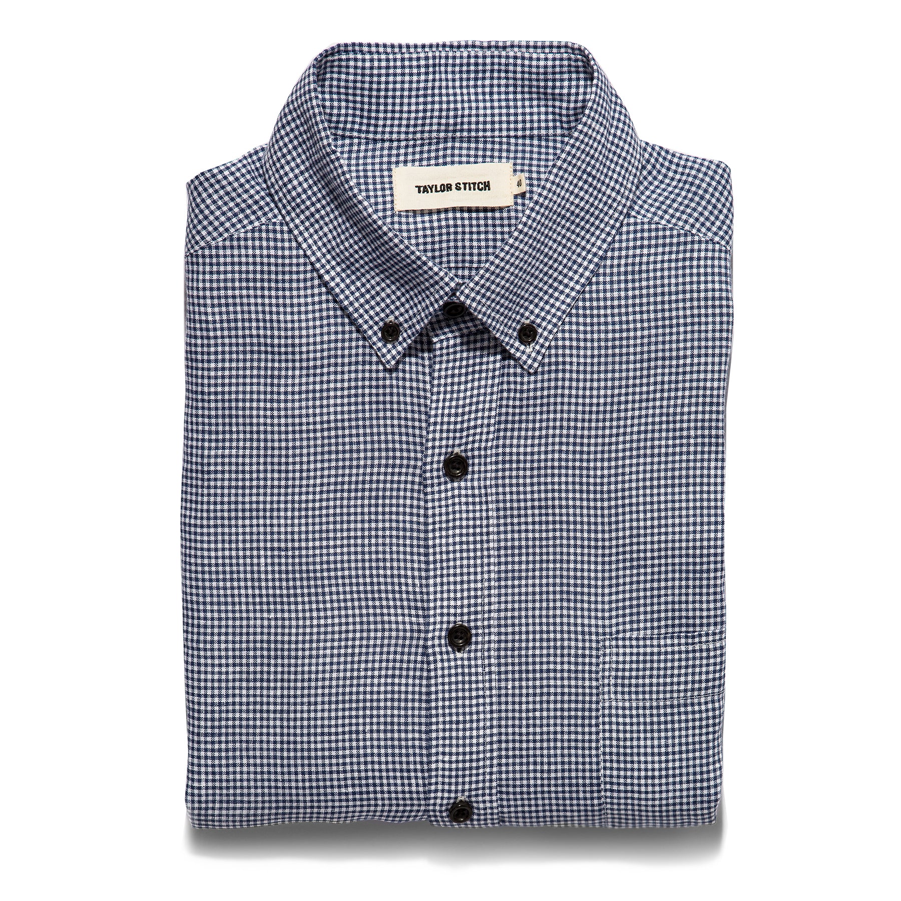 The Jack in Navy Mini Gingham Linen