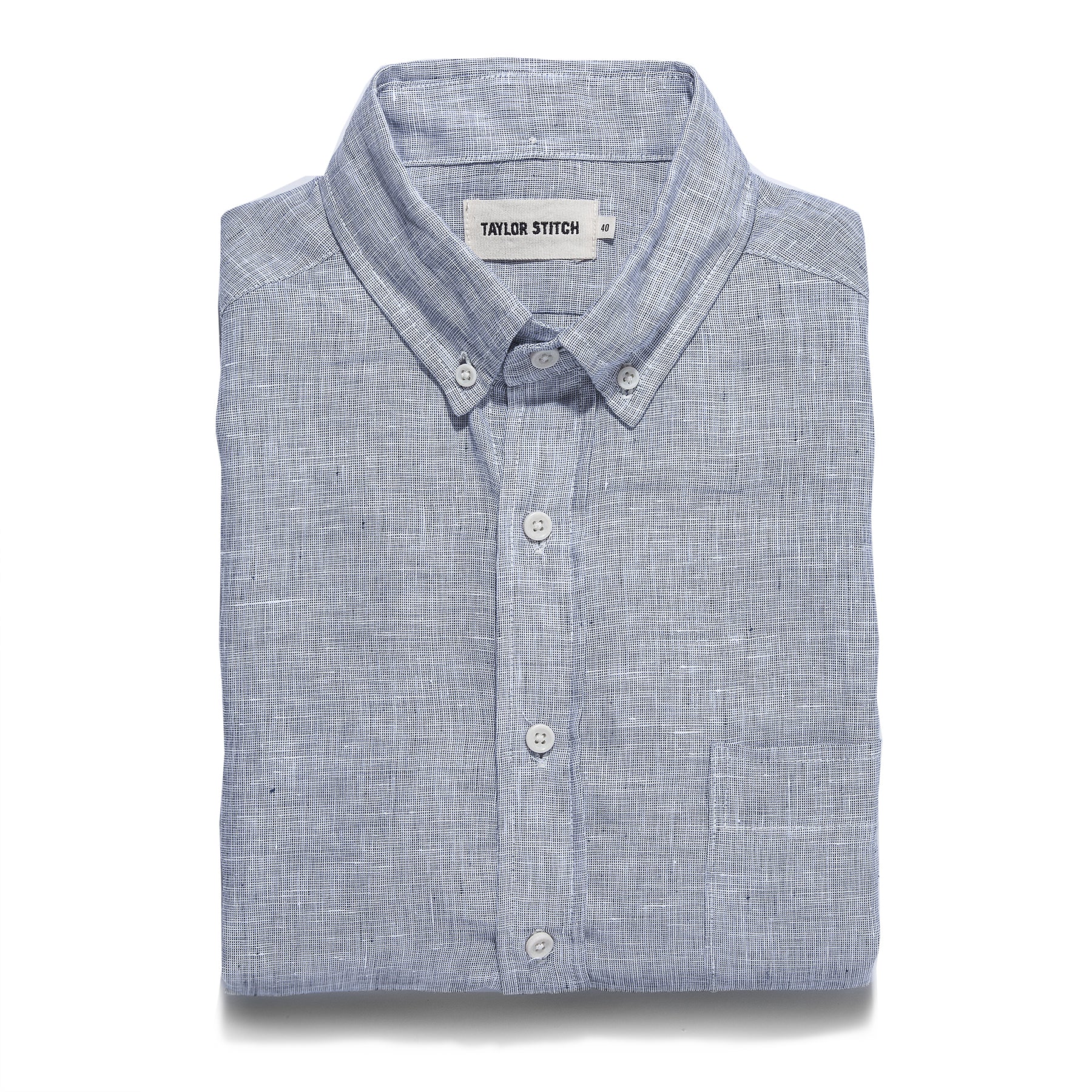 The Jack in Navy Pin Dot Linen