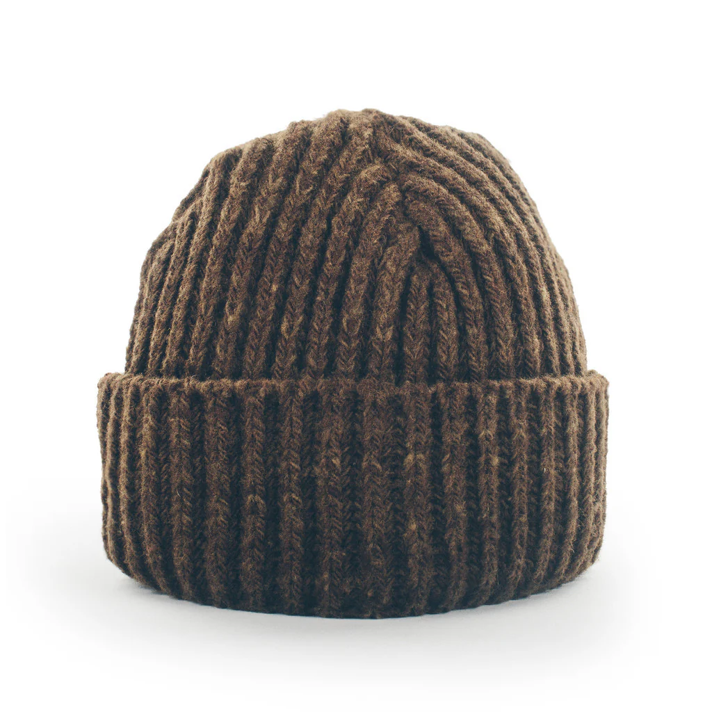 The Merino Wool Beanie in Pinecone