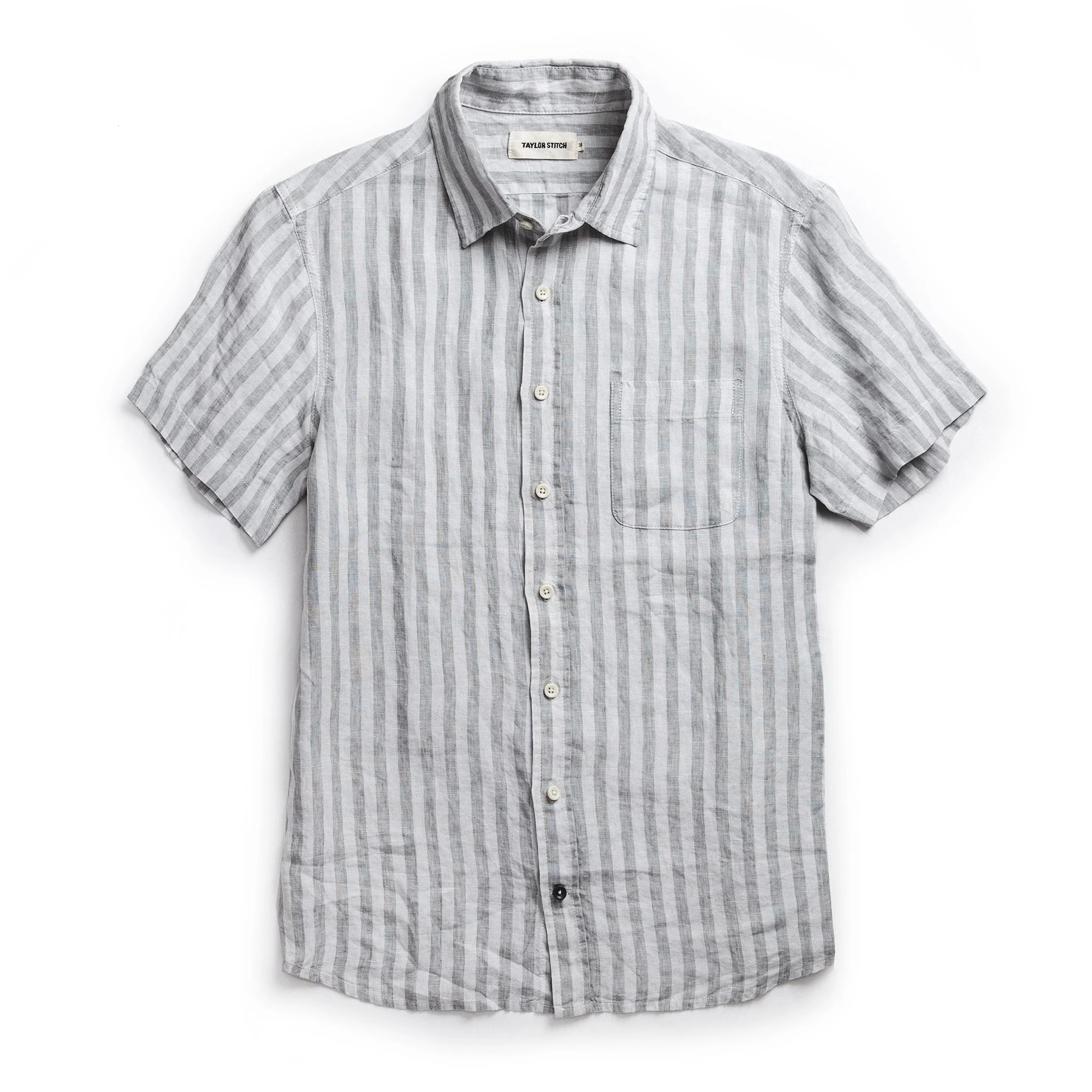 The Short Sleeve California in Grey Stripe