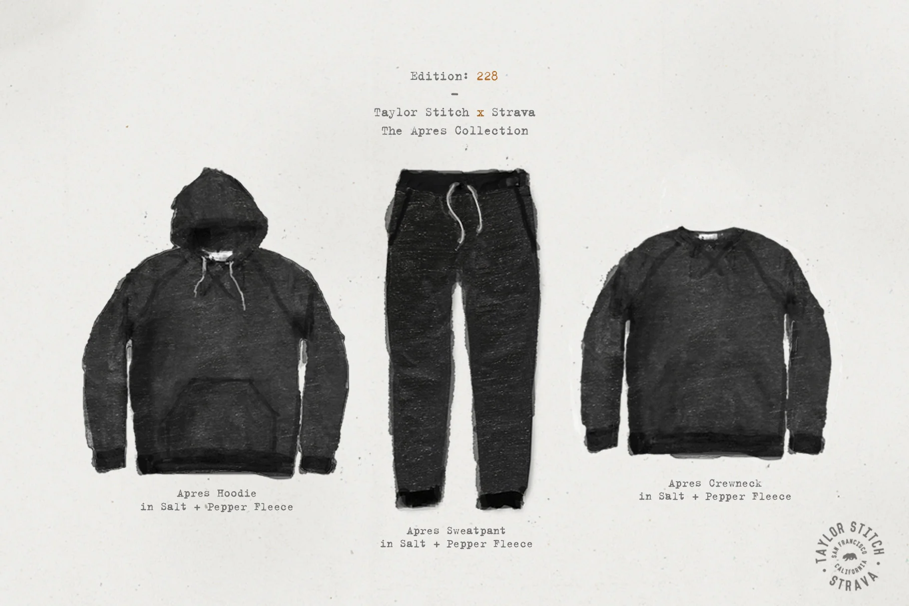 The Women's Apres Sweatpant in Salt and Pepper Fleece - Image 10